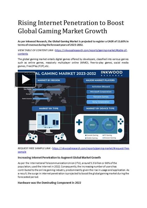 PPT Global Gaming Market Research Report Forecast 2023 2032