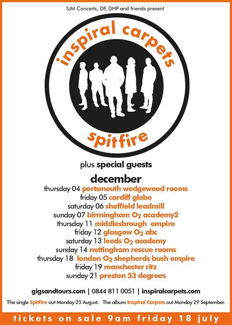 Inspiral Carpets to tour UK in December – ticket details | All-Noise
