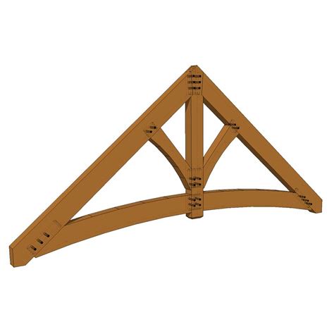 truss arched king post systembuilt timber