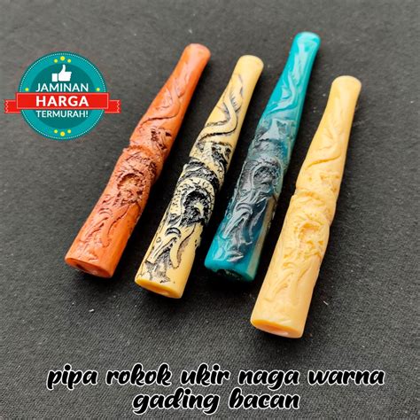 Jual Pipa Rokok Once Cangklong Ukir Naga Shopee Indonesia