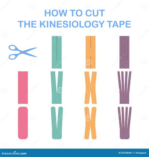 Kinesiology Tape Treatment Royalty Free Stock Photo Cartoondealer