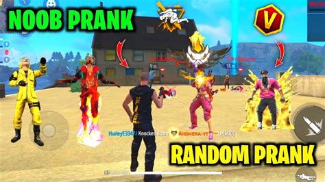 First Time Noob Prank With Random Badge 99 Ajjubhai Lokesh Gamer