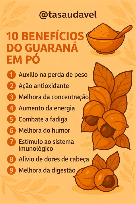 Qual O Benefício Do Guaraná Em Pó - Benefícios do Guaraná em Pó: mais energia e foco para o seu dia ...