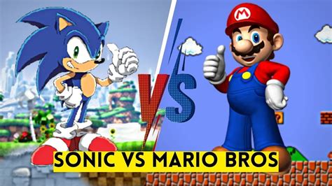 SONIC Vs MARIO BROS La VERDAD Sobre La Rivalidad De Los Personajes