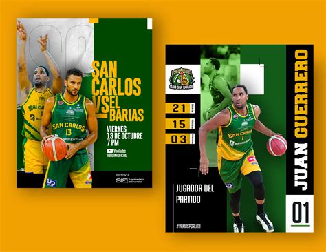 CLUB SAN CARLOS BASQUET / SOCIAL MEDIA POST :: Behance