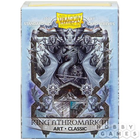 Протекторы Dragon Shield (100 шт., 63x88 мм): с рисунком King Athromark ...