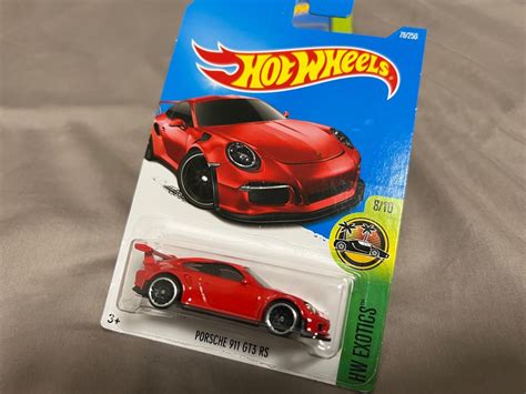 HOT WHEELS PORSCHE GT RS 興趣及遊戲 玩具 遊戲類 Carousell