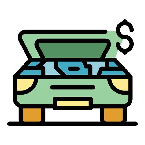 Compensation Car Broken Icon Vector Flat 21782644 Vector Art At Vecteezy
