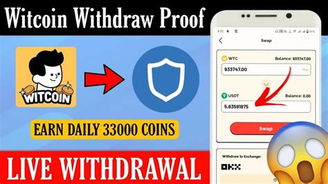 Witcoin App Withdraw Proof New Crypto Airdrop Instant Withdrawal