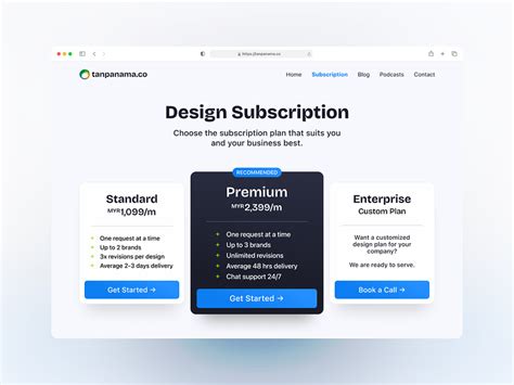 subscription plan designs themes templates  downloadable graphic