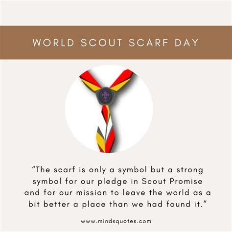 12 BEST World Scout Scarf Day Quotes & Wishes & Messages