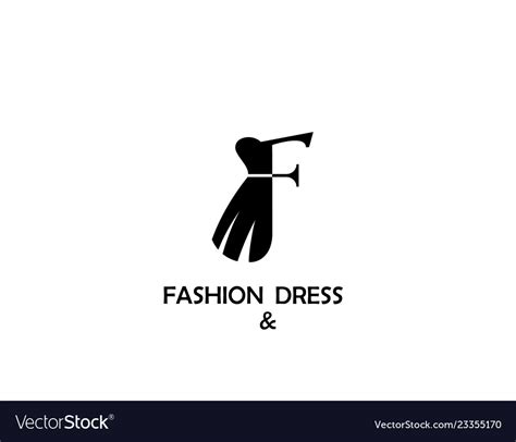 Fashion And Dress Logo Design Royalty Free Vector Image