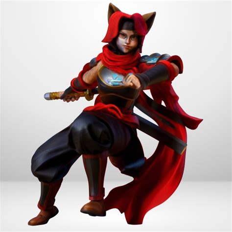 Hot Goblin くノ一狼少女 ミニチュア ホットゴブリン 忍者風TRPG