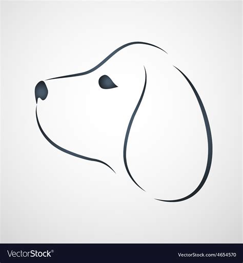 Dog logo Royalty Free Vector Image - VectorStock