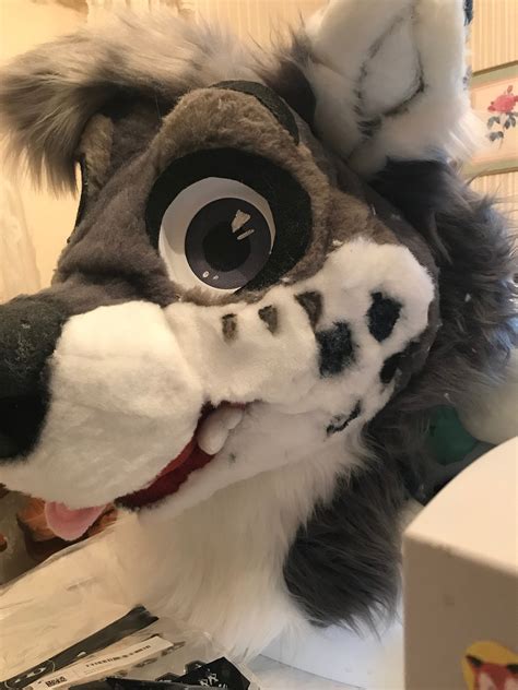 Custom Fursuit Furry Head Open Partials Available On Sale Etsy