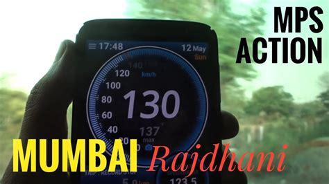 130 KMPH Action 22222 NZM CSMT Rajdhani Express Indian Railways