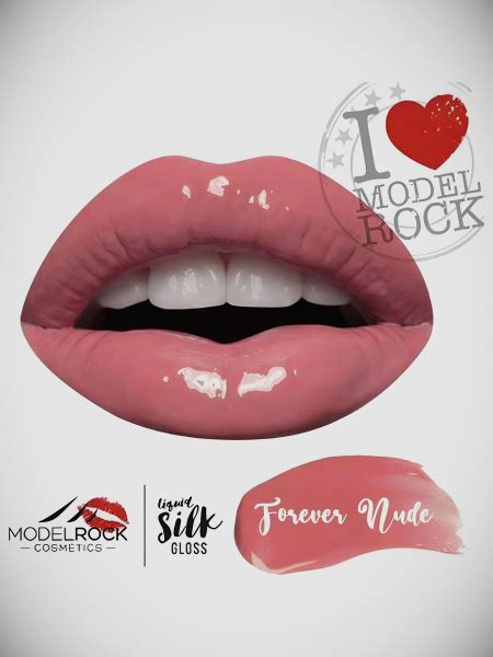 Forever Nude Modelrock Lashes Luxe Silk Lip Gloss Forever Nude Ml