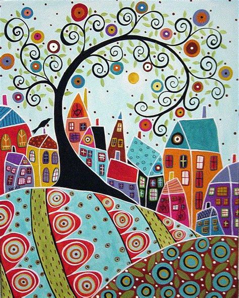 276 Best Images About Folk Art On Pinterest Trees House Trees And