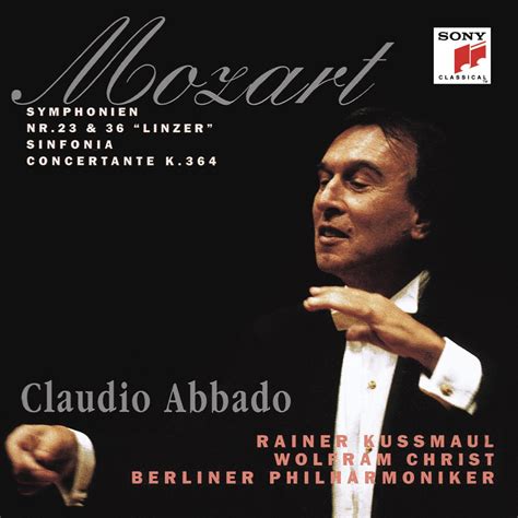 Mozart Sinfonia Concertante Album By Claudio Abbado Berlin