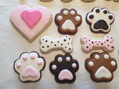 Dog Decorated Sugar Cookies For Humans Royal Icing Brown Chocolate