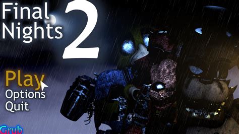 Final Nights 2 Title Screen Remake Sfm Rfivenightsatfreddys