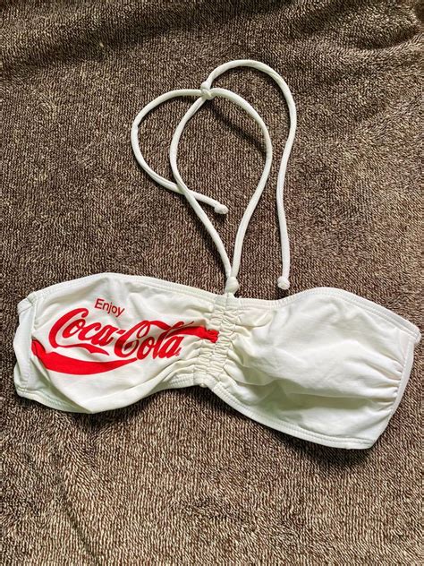 Coca Cola Bikini Top Women S Fashion Tops Others Tops On Carousell