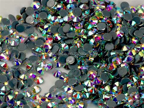 Wholesale Hot Fix Clear Ab Rhinestones Clear Ab Iron On Crystal Hot Fix Strass For Fabrics