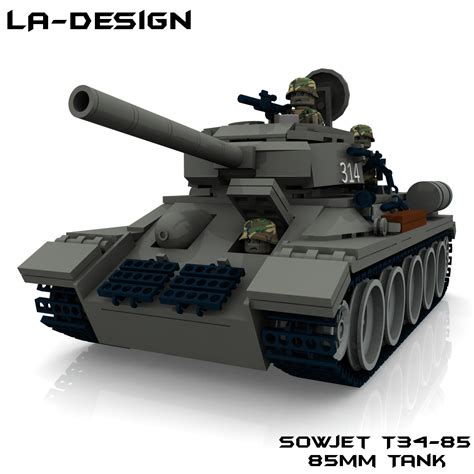 LEGO Custom Allied T34-85 Tank 6 - a photo on Flickriver