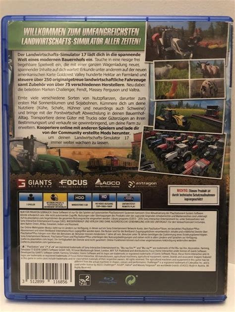 Landwirtschafts Simulator 17 Ps4 Kaufen Auf Ricardo