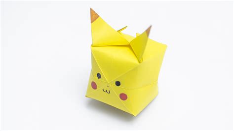 Origami Pikachu Bookmark