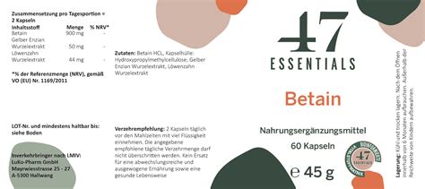 Betain - 47 Essentials
