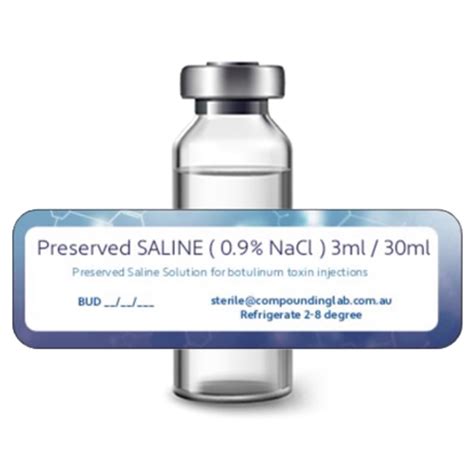 PRESERVED SODIUM CHLORIDE ( bacteriostatic water ) 1 x 30ml VIAL