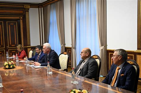 President Vahagn Khachaturyan Receives The Delegation Of Lithuania