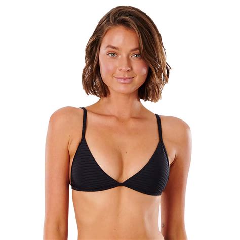 Rip Curl Premium Surf Banded Fixed Tri Bikini Oberteil Schwarz Xtremeinn