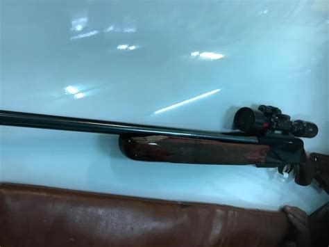 Rifle Browning 308 Calibre Pump Action With Scope Laser Sight And