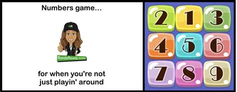 numbers game   youre   playin