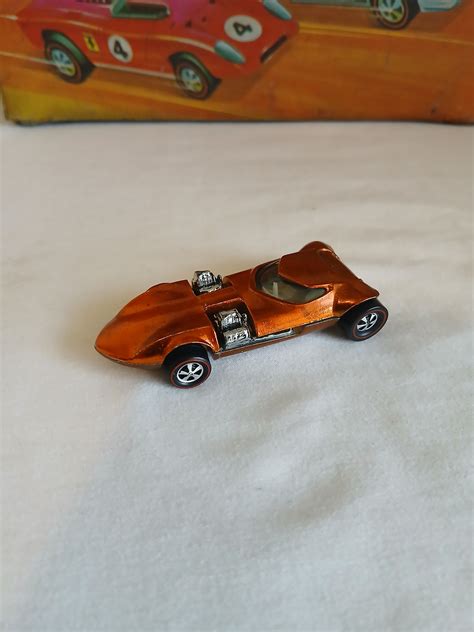 Hot Wheels Redline Twin Mill Orange Spectraflame W Button MINT USA Etsy