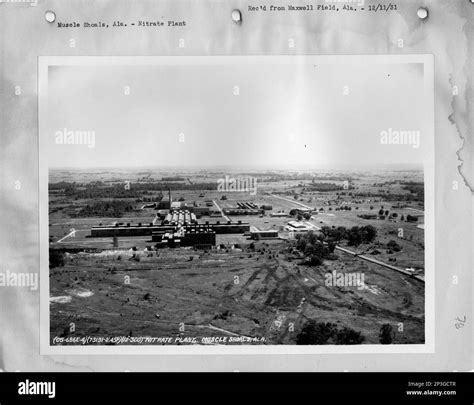 Alabama - Muscle Shoals, Aerial Photograph Stock Photo - Alamy