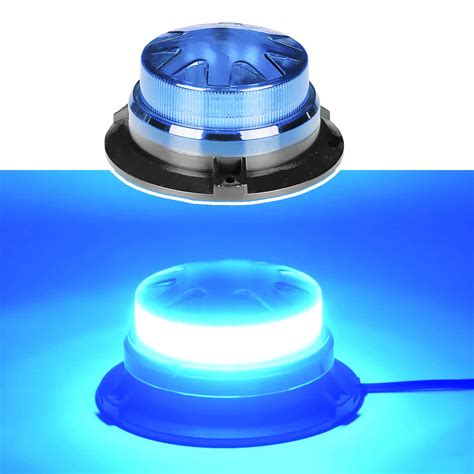 Mua Auxmotec Blue Led Emergency Strobe Beacon Lights Bar With Magnetic