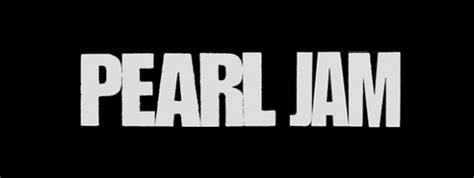 Pearl Jam Logo Font