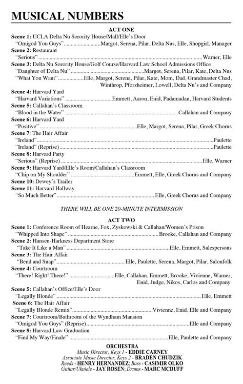 Legally Blonde Program By At T Performing Arts Center Issuu