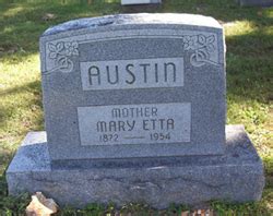 Mary Etta Austin M Morial Find A Grave