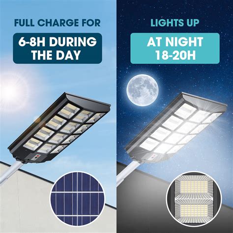 Snapklik Wudor W Solar Street Lights Outdoor Waterproof Led