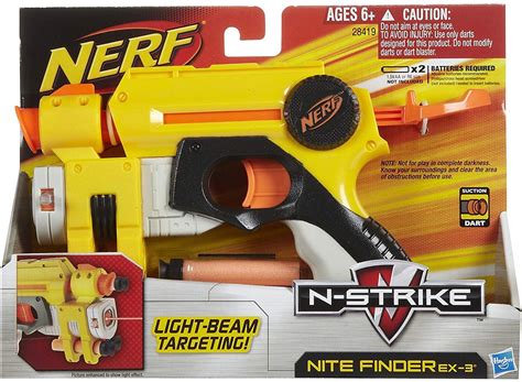 Nerf N Strike Nite Finder Ex3 With Tactical Rail Compatible With Most