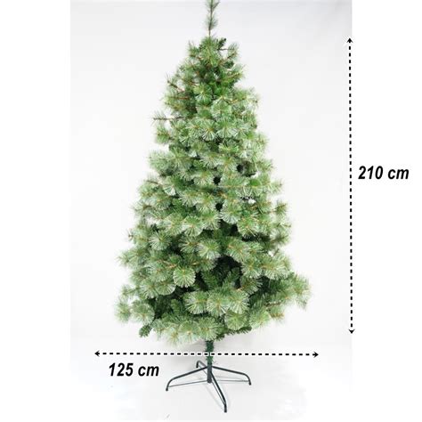 Изкуствена коледна елха тип 2, 1 м, вътрешна/външна, диаметър 125 см ...