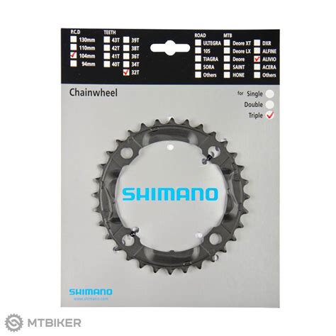 Shimano Alivio FC M430 převodník 32T 3x9 černá MTBIKER shop