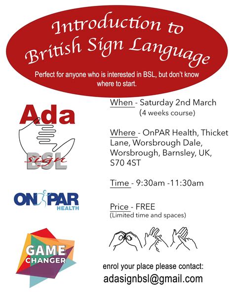 Introduction to British Sign Language | Healthwatch Barnsley