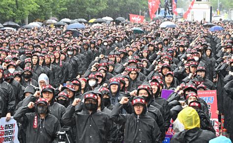 삼성전자 노조 2차 무기한 총파업 선언 세계일보