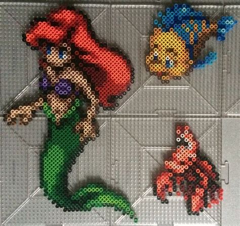 Ariel Sebastin And Flounder Perlers Kh Com By Tehmorrison On Deviantart Du Suchst Für Deine K