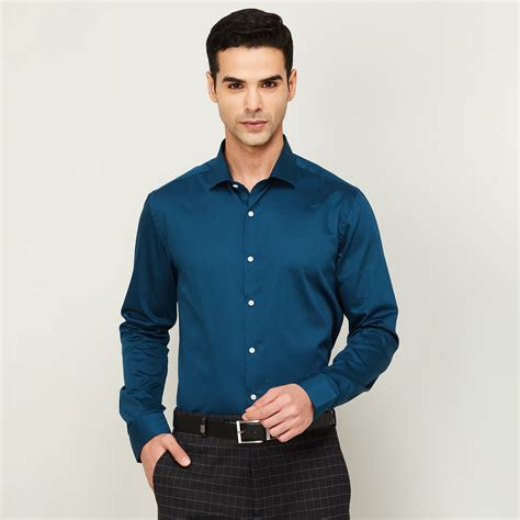 Buy Code Men Solid Slim Fit Formal Shirt From Code At Just Inr 1699 0